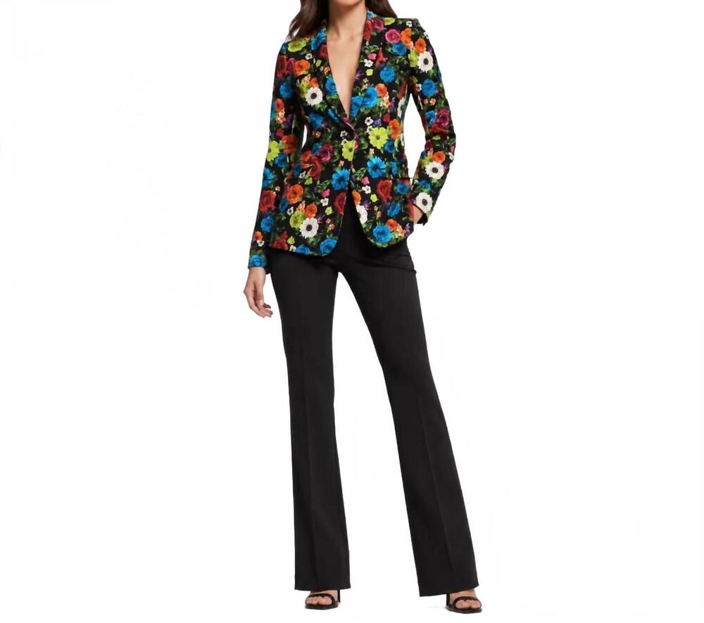 NEW ALICE + OLIVIA macey floral blazer in flower garden